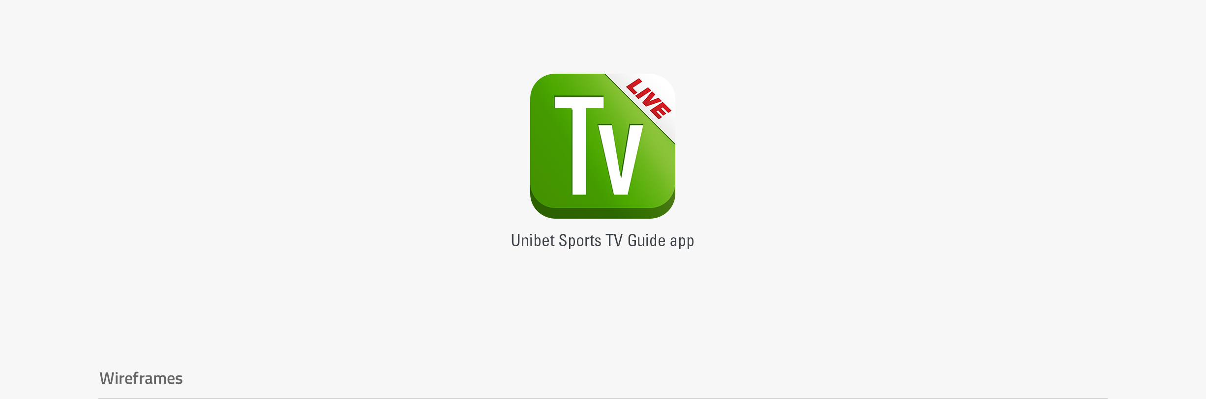 Unibet Sports TV guide app - app icon