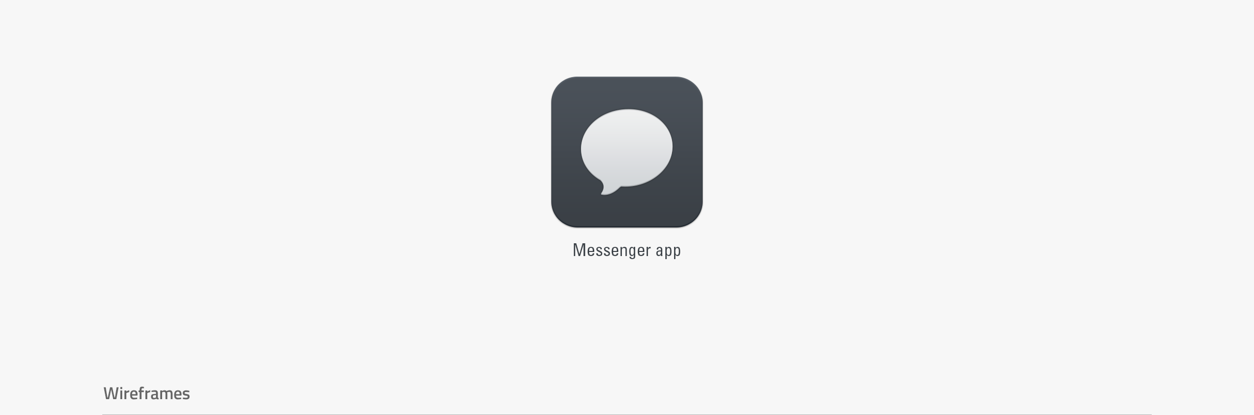 Messenger app - app icon